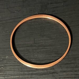Minimalistic Cooper Bangle Bracelet, Edgy Yet Elegant